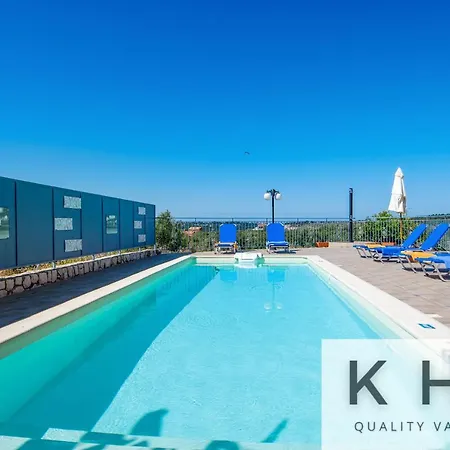 Xenia In Village, Private Pool, Barbecue, View! * Karavados