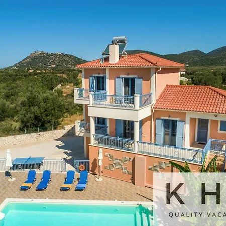 Villa Xenia In Village, Private Pool, Barbecue, View! *