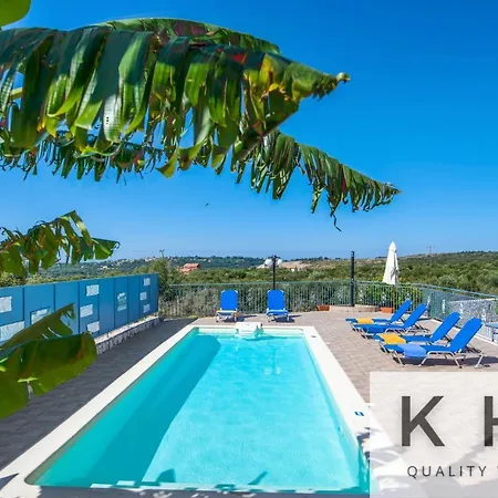 Villa Xenia In Village, Private Pool, Barbecue, View! *