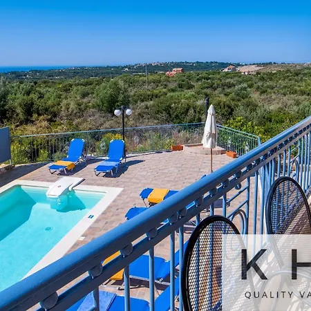 Xenia In Village, Private Pool, Barbecue, View! * Karavados