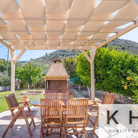 Villa Xenia In Village, Private Pool, Barbecue, View! *