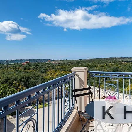 Villa Xenia In Village, Private Pool, Barbecue, View! Karavados